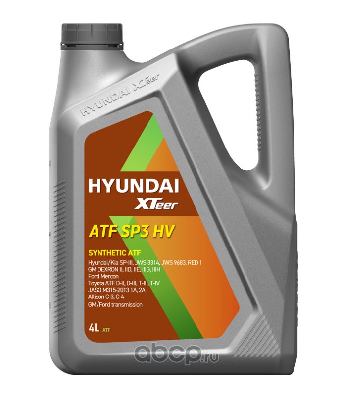 1041415 Жидкость гидравл. для АКПП Hyundai, Kia SP-3, Allison C-3/C-4 — фото 255x150