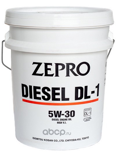 2156020 Моторное масло IDEMITSU ZEPRO DIESEL DL-1 5W-30 ACEA C2-08 (20л) 2156-020 — фото 255x150