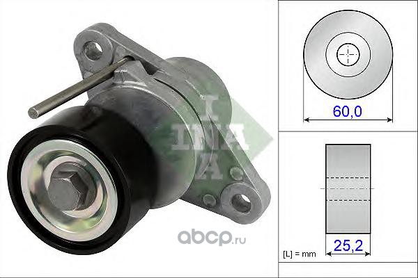 534047410 Натяжитель приводного ремня Лада Ларгус (8 кл.,16 кл.с ГУР, с конд) "INA" 534047410!!!! — фото 255x150