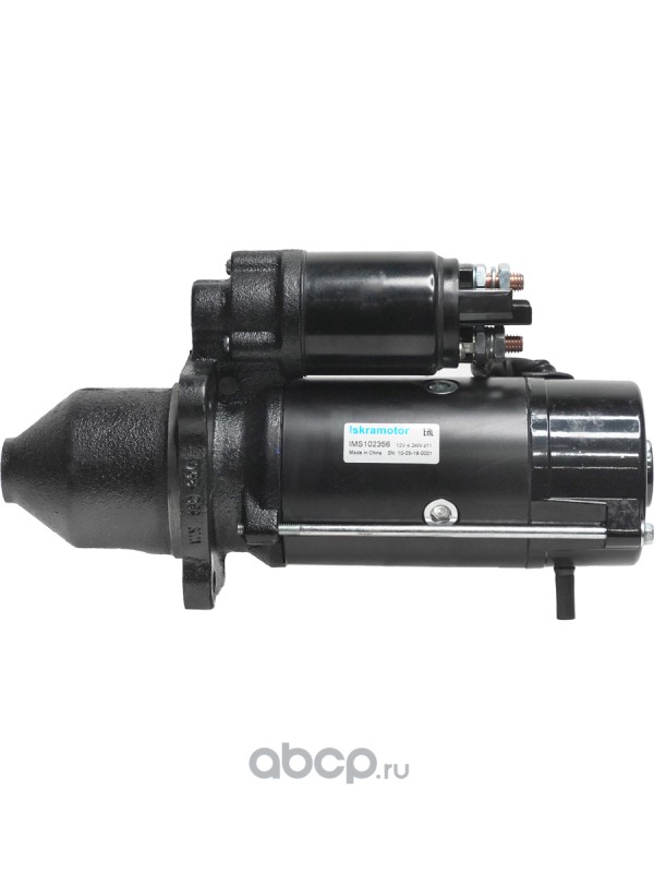 ims102356 Стартер 12V, 4.0kW, 11-зуб, Iskramotor IMS102356 для Sisu Diesel, McCormick, Valtra, Massey Ferguson MF6460, MF6490, MF6495, аналоги AZF4190, AZF4369, MS175, 836673290, 836866817, 836662073 — фото 255x150