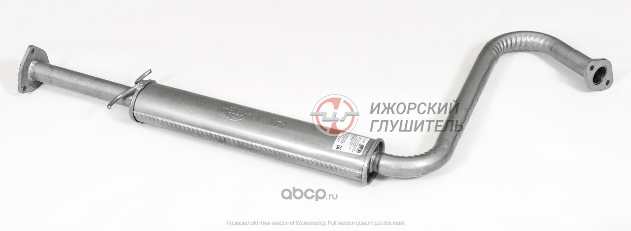 136120 Резонатор (средняя часть) под катализатор DAEWOO LANOS 1.4/1.6L Ижорский глушитель 136120 — фото 255x150