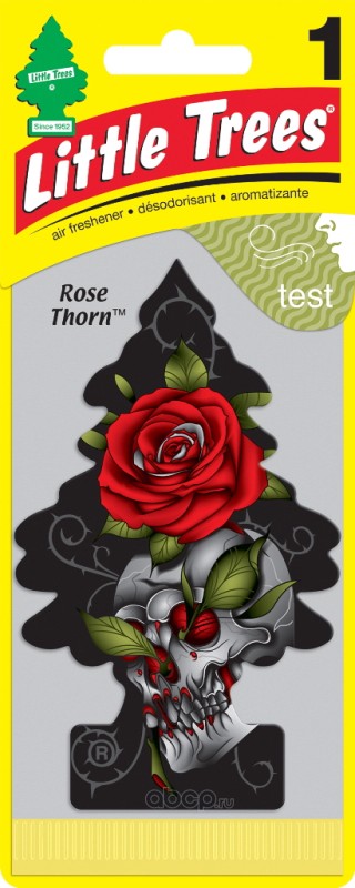 u1p17308russ Ароматизатор подвесной ёлочка Дикая роза (Rose Thorn) — фото 255x150