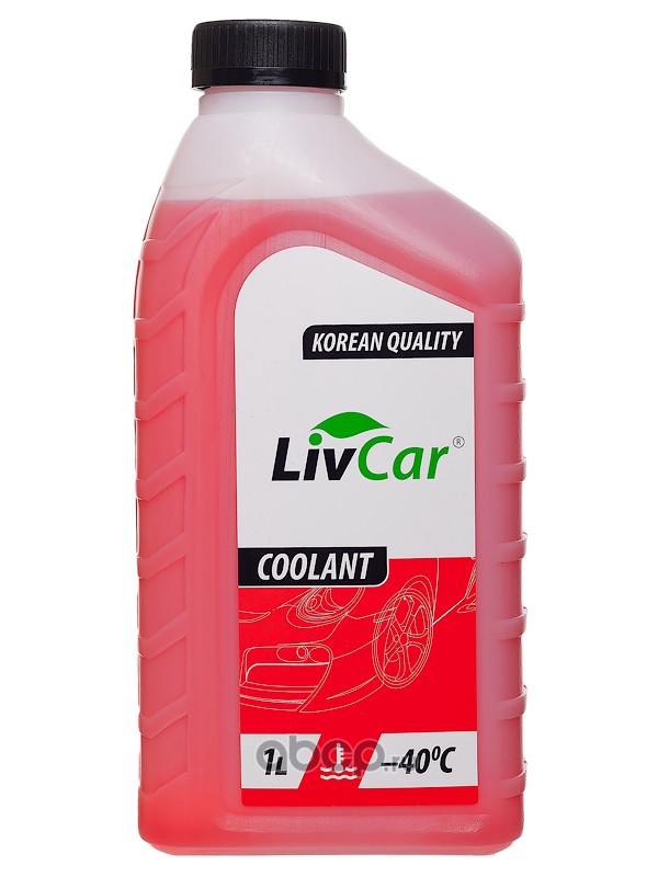 lca40001r Антифриз готовый LIVCAR COOLANT RED -40 (1л) — фото 255x150