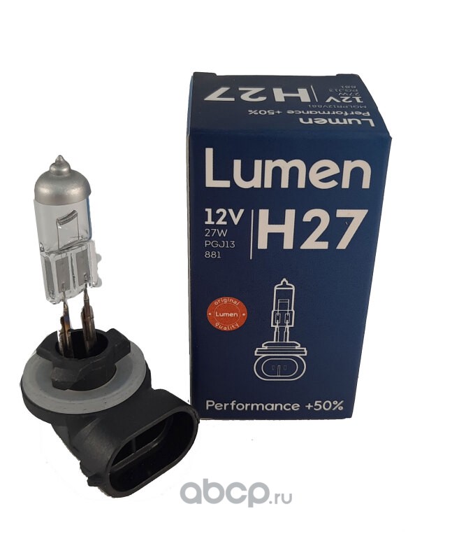 mglpr12v881 Лампа галоген.H27 12 V 27 W (PGJ13) (881) Performance +50 (Lumen) — фото 255x150