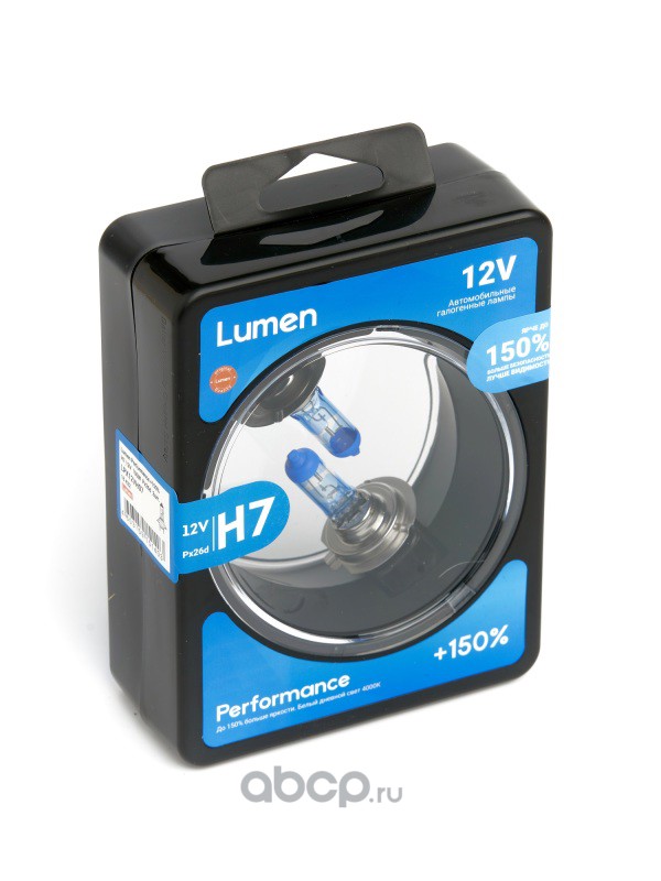 lpx12vh07 Лампа галоген. H7 12V 55W (PX26d) +150 (Lumen) — фото 255x150