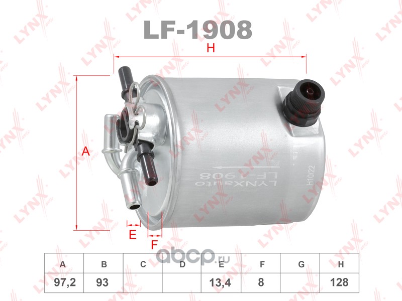lf1908 Фильтр топливный — фото 255x150