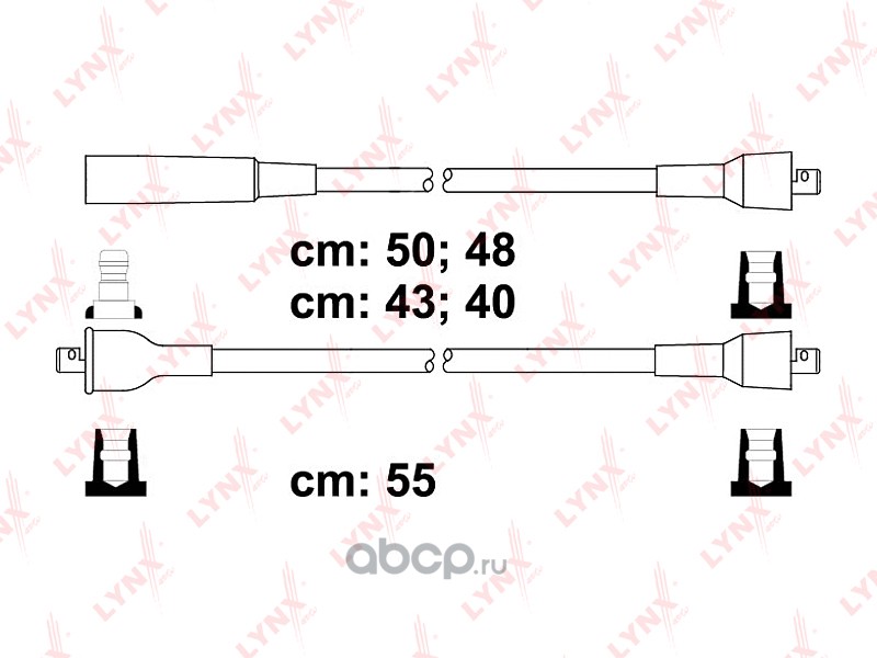 spc4605 Комплект высоковольтных проводов (класс F) — фото 255x150