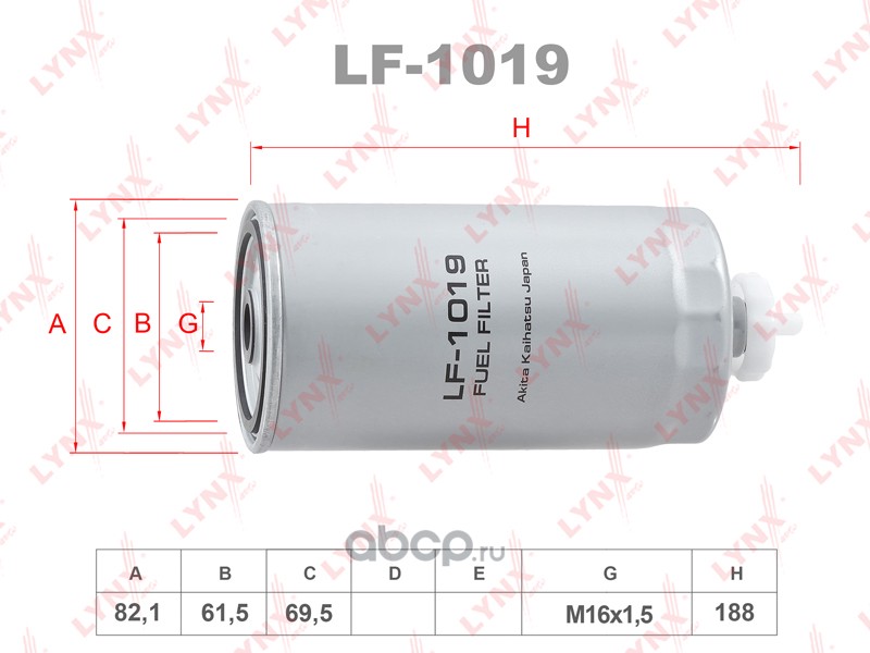 lf1019 Фильтр топливный — фото 255x150