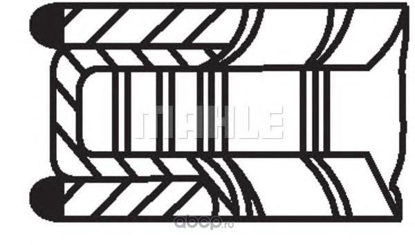 01158n1 Кольца поршневые 1шт OPEL OMEGA 2.0i-3.0  86 1.5x1.5x3  0.50 86 — фото 255x150