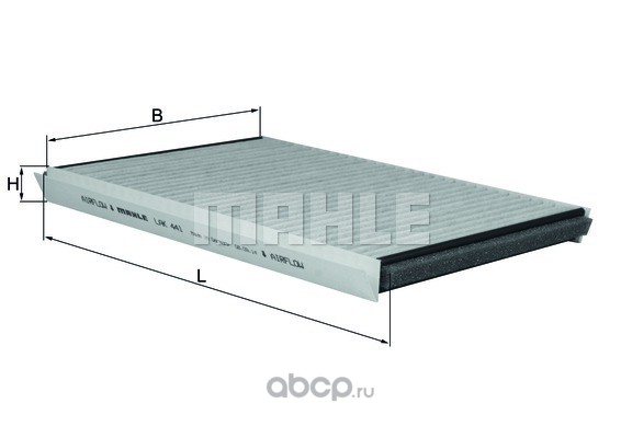 lak441 Фильтр салонный (угольный) KIA CEE'D ED 2006- KNECHT/MAHLE LAK 441 — фото 255x150