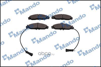 mpd17 Колодки тормозные SSANGYONG Korando передние (4шт.) MANDO — фото 255x150