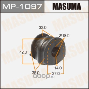 mp1097 Втулка стабилизатора Nissan Qashqai (J10) 06-13 заднего MASUMA — фото 255x150
