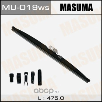 mu019ws Щетка стеклоочистителя зимняя 475 мм каркасная 1 шт MASUMA Snow Blade MU-019ws — фото 255x150