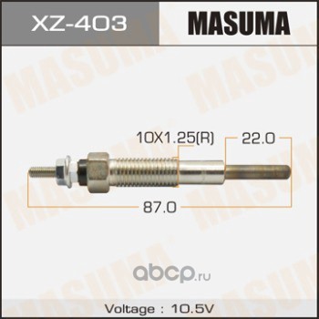 xz403 Свеча накаливания MAZDA BONGO MASUMA XZ-403 — фото 255x150
