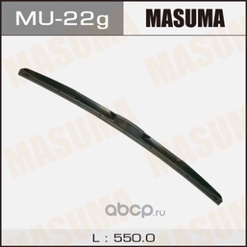 mu22g Щетка стеклоочистителя 550 мм гибридная 1 шт MASUMA Aero Vogue MU-22g — фото 255x150