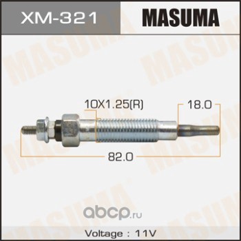 xm321 Свеча накаливания MITSUBISHI DELICA MASUMA XM-321 — фото 255x150