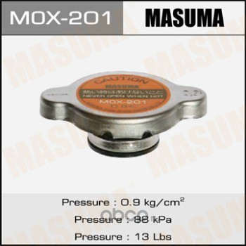 mox201 Крышка радиатора 0.9 kg/cm MASUMA MOX-201 — фото 255x150
