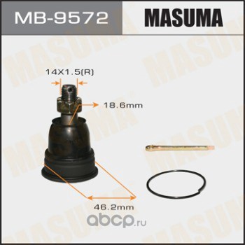 mb9572 Опора шаровая NISSAN NAVARA MASUMA MB-9572 — фото 255x150