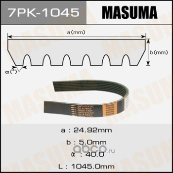 7pk1045 Ремень ручейковый Masuma — фото 255x150