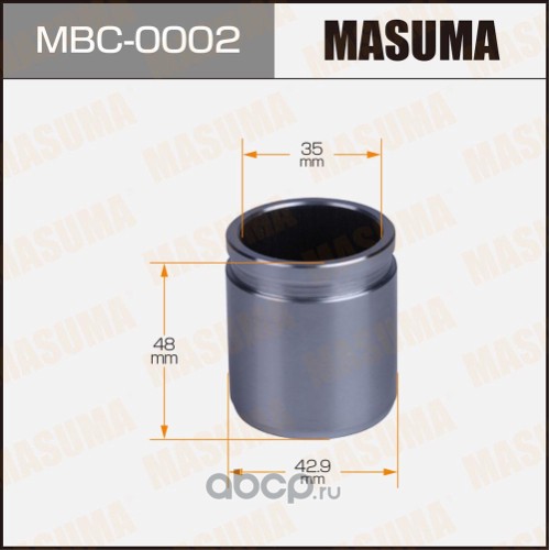 mbc0002 Поршень тормозного суппорта SUBARU ALCYONE SVX MASUMA MBC-0002 — фото 255x150