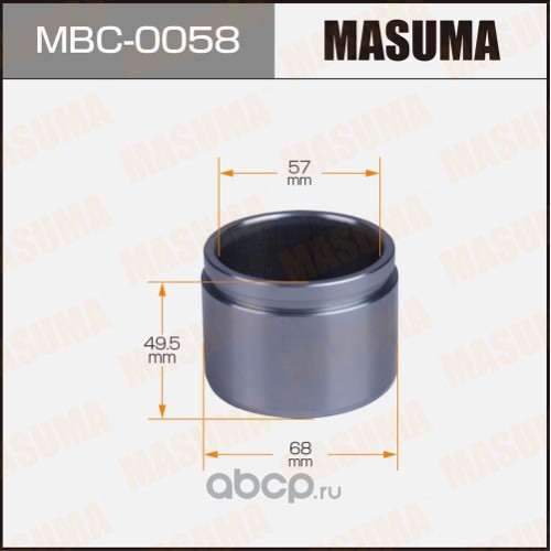 mbc0058 Поршень тормозного суппорта NISSAN ATLAS MASUMA MBC-0058 — фото 255x150