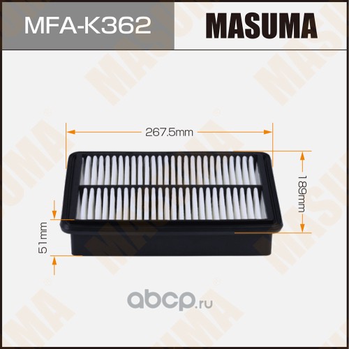 mfak362 Фильтр воздушный HYUNDAI H-1 II MASUMA MFA-K362 — фото 255x150