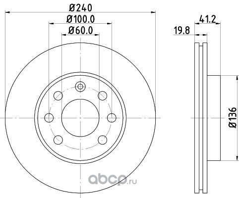 mdc1454c Диск тормозной CORSA C (X01)  CORSA C Box (X01)  CORSA Hatchback  CORSA Mk II (C) (X01)  CORSA Saloo — фото 255x150