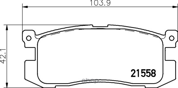 mdb1476 Снят с производства. Колодки тормозные дисковые задн. TELSTAR Schrgheck (AT) TELSTAR Hatchback (AT) — фото 255x150