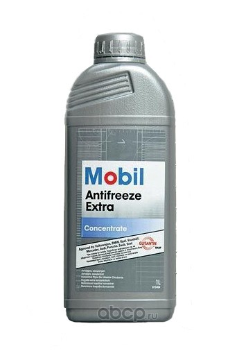 151157 Антифриз MOBIL Antifreeze Extra концентрат сине-зеленый 1 л 151157 — фото 255x150