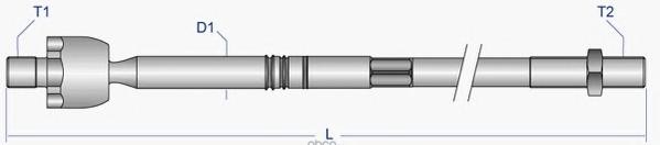 fdax4145 Тяга рулевая L=R (без наконечника) FORD Mondeo I 93-96 MOOG FD-AX-4145 — фото 255x150