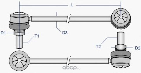 fdls0090 Тяга переднего стабилизатора L=R MOOG FD-LS-0090 — фото 255x150