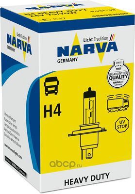 488983000 Лампа 24V H4 75/70W P43t-38 Heavy Duty NARVA — фото 255x150