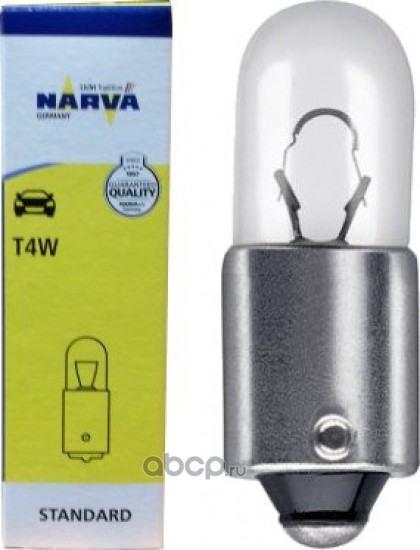 17131 Лампа 12V T4W 4W NARVA Standard 1 шт. картон 17131 — фото 255x150