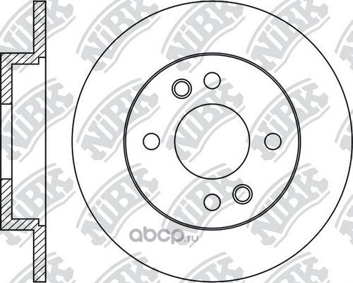 rn1791 Диск тормозной задний HYUNDAI I10/KIA Picanto I/II /D=234mm NIBK RN1791 — фото 255x150