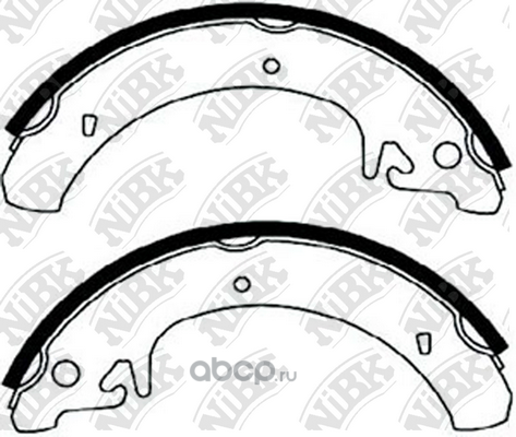 fn0511 Колодки тормозные ВАЗ-2108-2115,1118 задние (4шт.) NIBK — фото 255x150