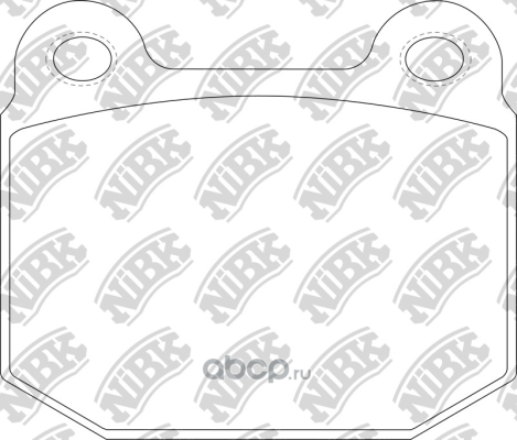 pn0226s Колодки тормозные MITSUBISHI Lancer Evolution SUBARU Impreza WRX задние (4шт.) NIBK — фото 255x150