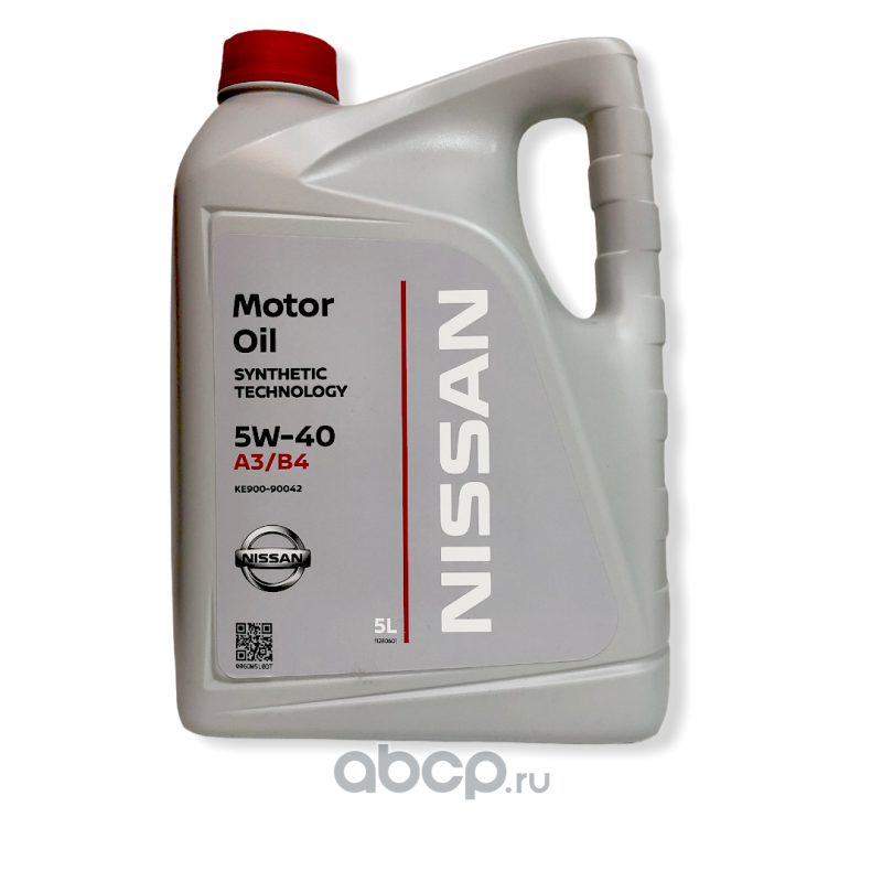 ke90090042r Масло моторное синтетическое NISSAN Motor Oil 5W-40 5л (KE900-90042) KE900-90042R — фото 255x150