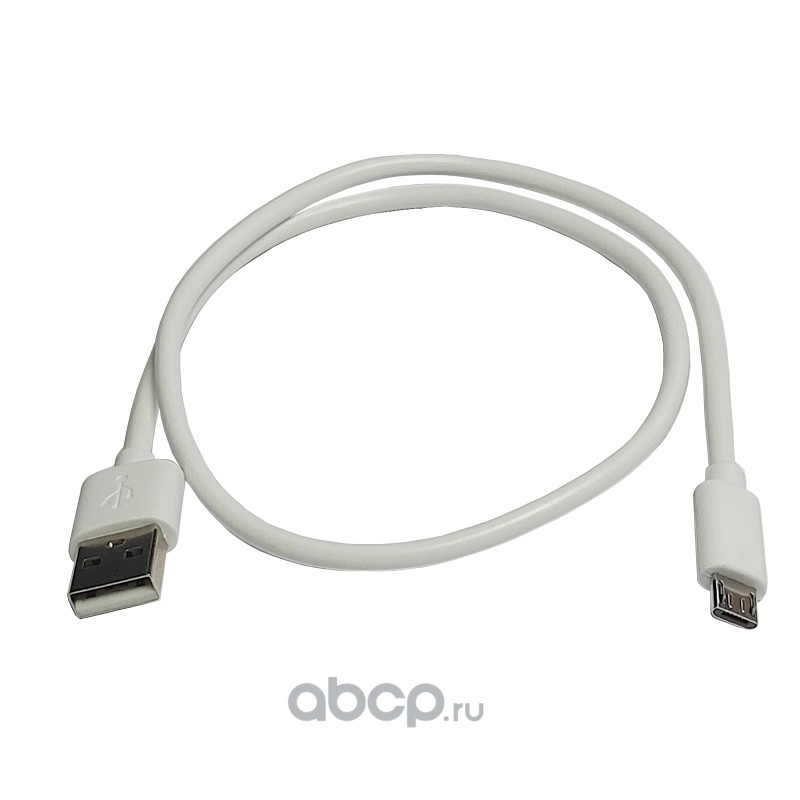 908925 Зарядный кабель USB-Micro (TPE) 2А, 0, 5м белый "YADA — фото 255x150