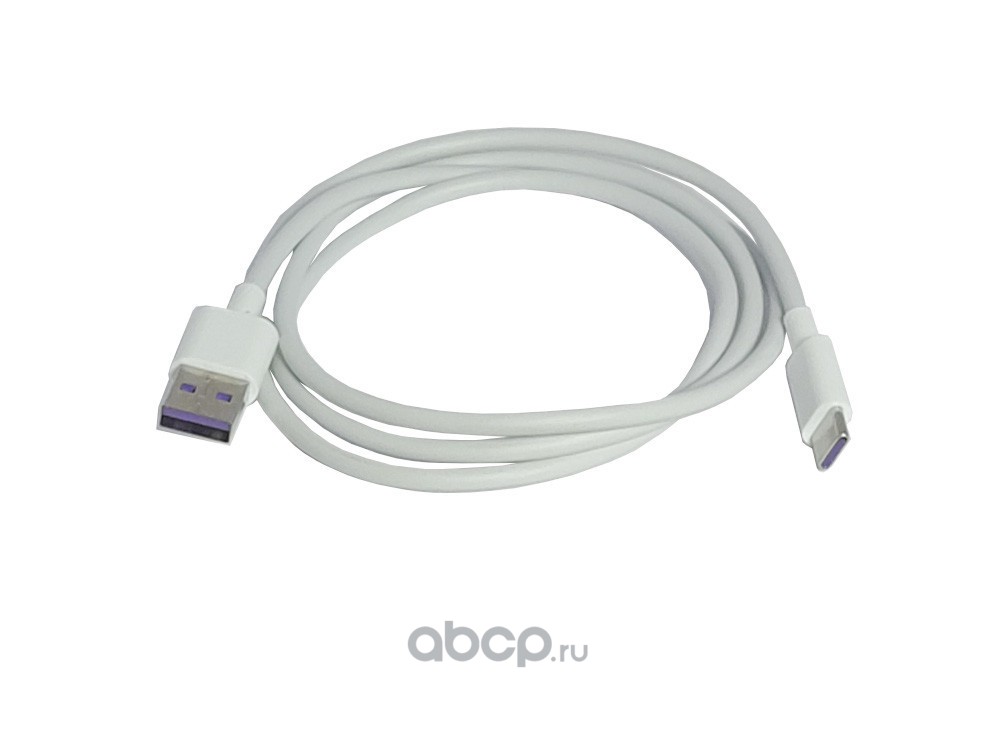908962 Зарядный кабель USB-TYPE C (PVC) 2А, 1м белый "YADA — фото 255x150