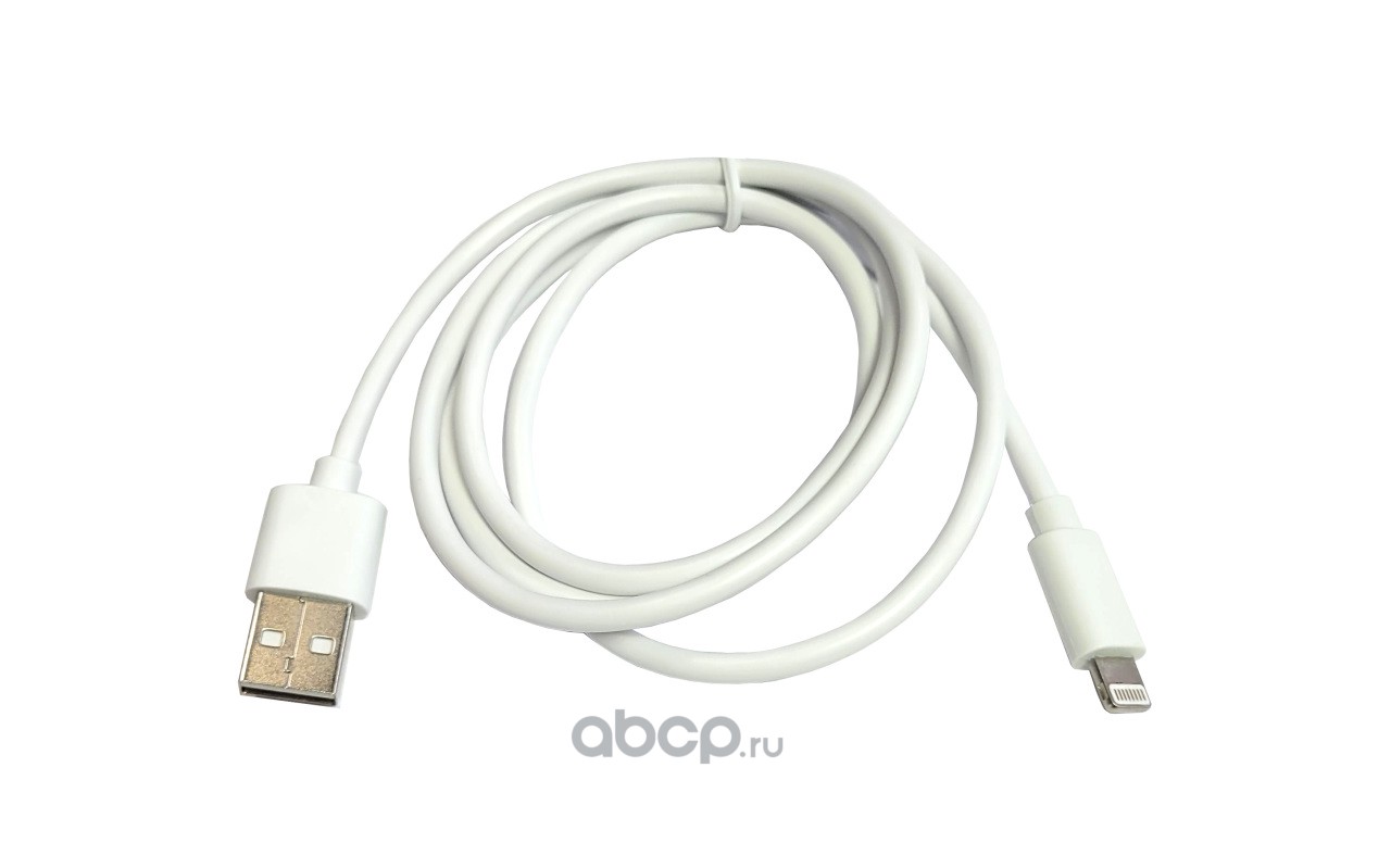 908935 Зарядный кабель USB-Lightning (TPE) 2А, 1м белый "YADA — фото 255x150