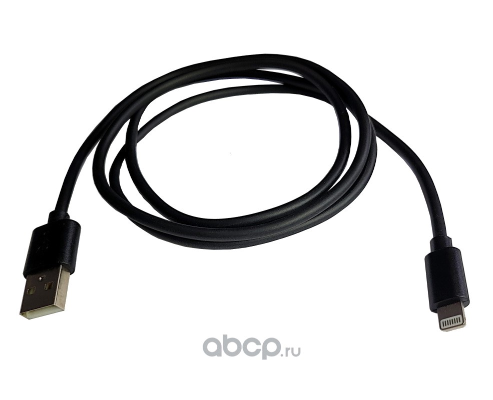 908936 Зарядный кабель USB-Lightning (TPE) 2А, 1м чёрный "YADA — фото 255x150