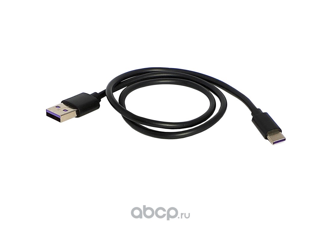 908961 Зарядный кабель USB-TYPE C (PVC) 2А, 0.5м чёрный "YADA — фото 255x150
