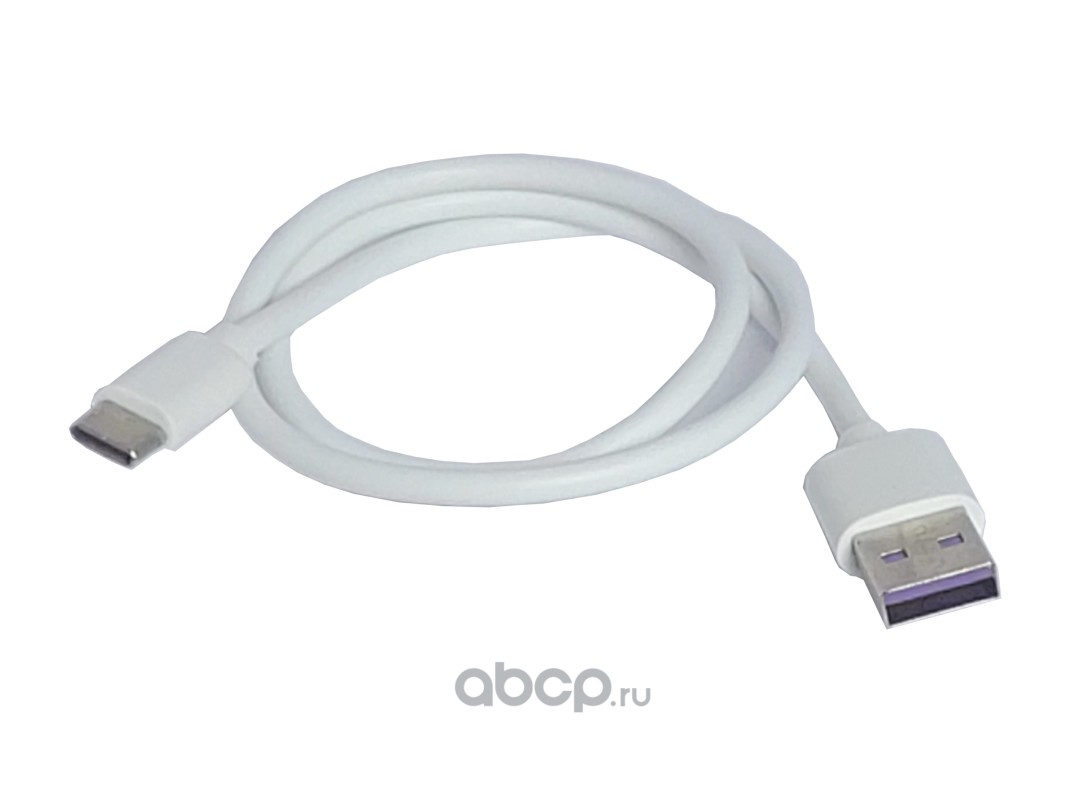 908937 Зарядный кабель USB-TYPE C (PVC) 2А, 0.5м белый "YADA — фото 255x150