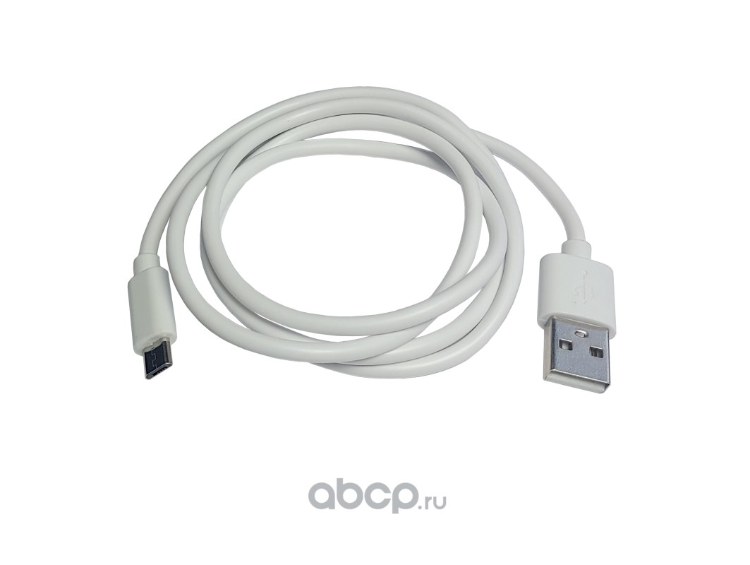 908927 Зарядный кабель USB-Micro (TPE) 2А, 1м белый "YADA — фото 255x150