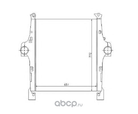 30201 Интеркулер IVECO Stralis, Trakker (651х772х50) — фото 255x150