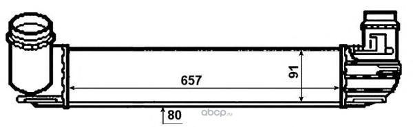 30481 Интеркулер RENAULT Scenic 1.5D 09- — фото 255x150