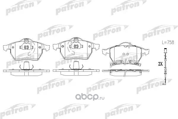pbp1535 Колодки тормозные OPEL ASTRA G -05 передн — фото 255x150