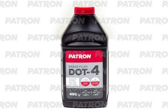 pbf450 Жидкость тормозная PATRON Brake Fluid DOT4 424 мл PBF450 — фото 255x150