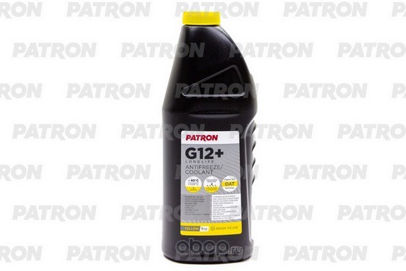 pcf5001 Антифриз PATRON Yellow G12+ готовый -40C желтый 1 кг PCF5001 — фото 255x150