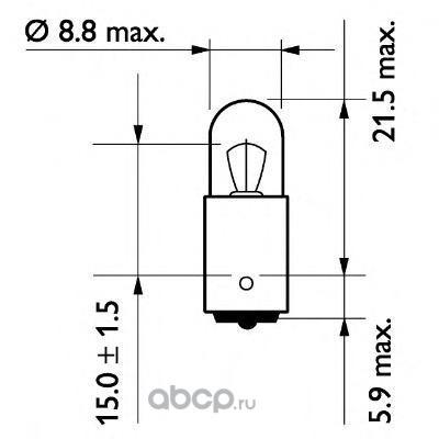 13929b2 Лампа 24V T4W BA9s блистер (2шт.) PHILIPS — фото 255x150